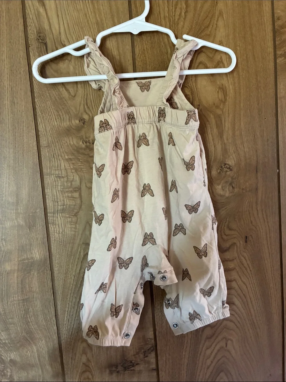 Carter's Light Pink Butterfly Romper